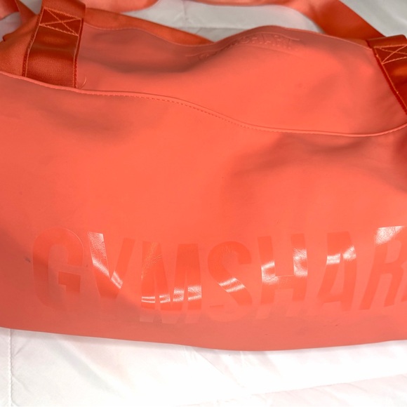 Gymshark Gym Bag Small Duffel Travel Essentials Logo Everyday Solstice Orange - Picture 8 of 16
